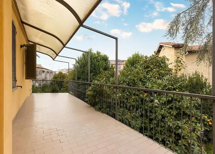 شقة Borgo Palazzo - Vista Citta Alta E Terrazza بيرغامو